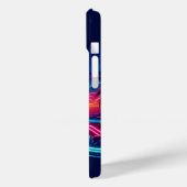 Zonsondergang Surfboard-Neon Lights- Case-Mate iPhone Case (Achterkant / Links)
