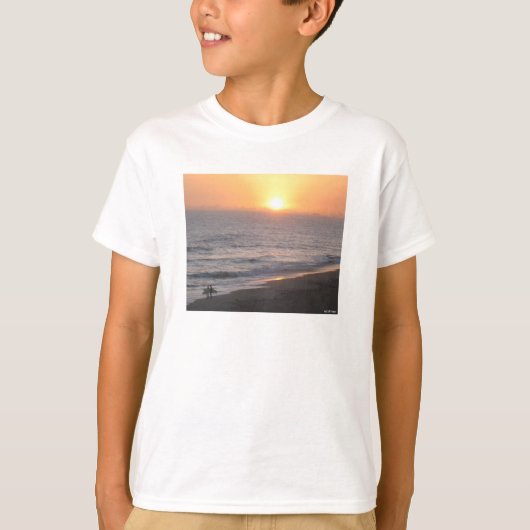Zonsondergang Surfers T-shirt (Voorkant)