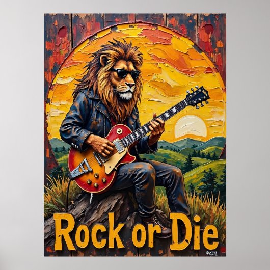 Zonsondergang Symfonie: Valley Roar Poster (Voorkant)