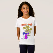 Zonsondergang T-shirt (Voorkant volledig)