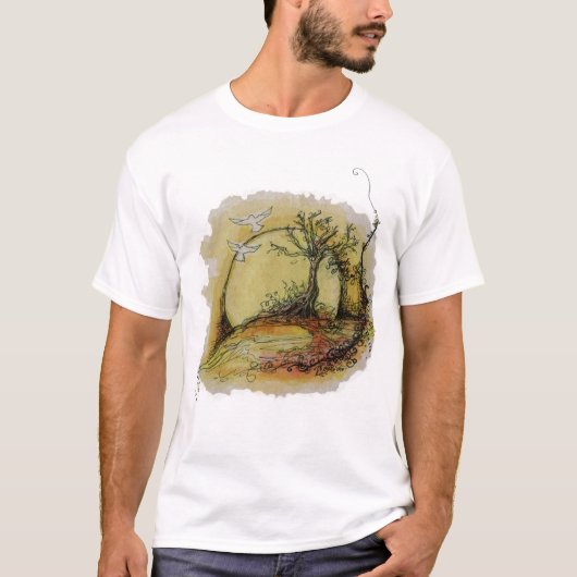 zonsondergang t-shirt (Voorkant)