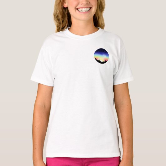 zonsondergang t-shirt (Voorkant)