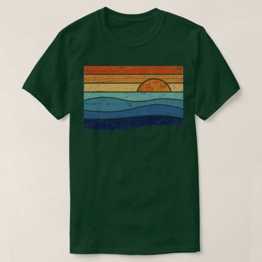  zonsondergang t-shirt (Design voorkant)