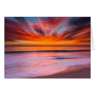 Zonsondergang Tamarack Beach Carlsbad, CA