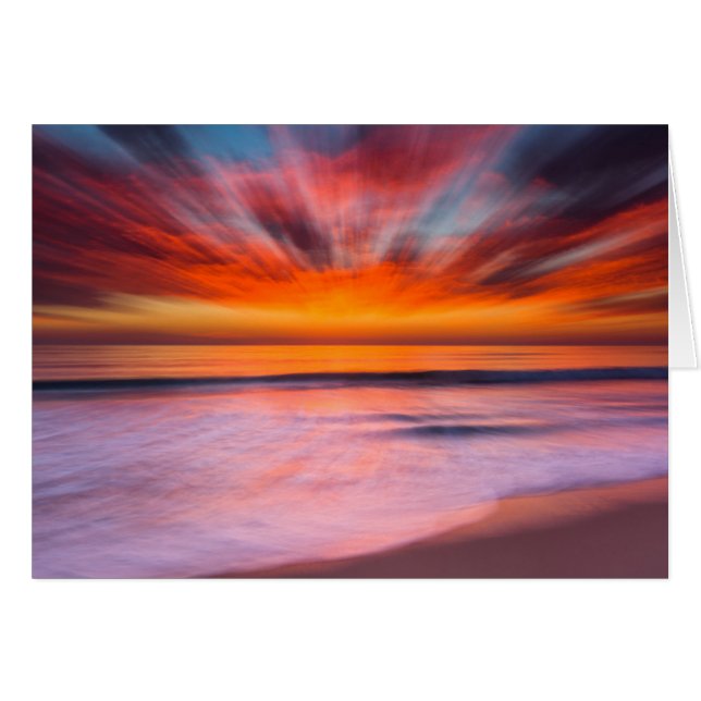 Zonsondergang Tamarack Beach | Carlsbad, CA (Voorkant Horizontaal)
