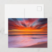 Zonsondergang Tamarack Beach | Carlsbad, CA Briefkaart (Voorkant / Achterkant)