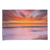 Zonsondergang Tamarack Beach | Carlsbad, CA Kussensloop (Voorkant-Rechts)