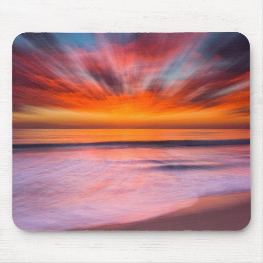 Zonsondergang Tamarack Beach | Carlsbad, CA Muismat (Voorkant)