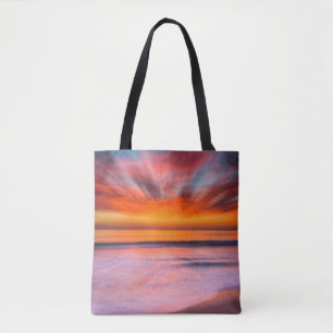 Zonsondergang Tamarack Beach Carlsbad, CA Tote Bag