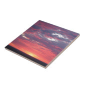 zonsondergang tegeltje (Zijkant)