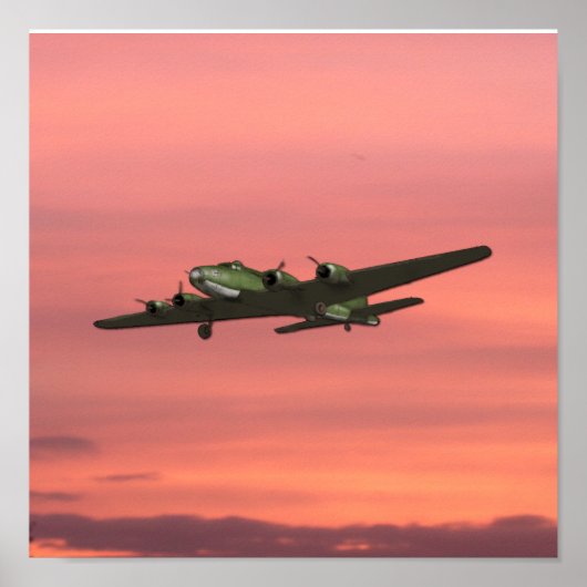 Zonsondergang terugkeer poster (Voorkant)