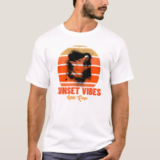 Zonsondergang thema T-shirt
