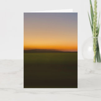 Zonsondergang tijdens het passeren van zuidelijk I Kaart