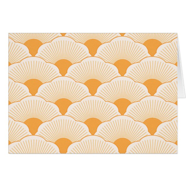 Zonsondergang, tonaal sinaasappel, betontextuur (Voorkant Horizontaal)