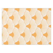 Zonsondergang, tonaal sinaasappel, betontextuur tafelkleed (Voorkant (Horizontaal))