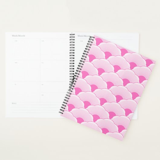 Zonsondergang, tonale roze, betonnen textuur planner (Display)