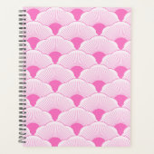 Zonsondergang, tonale roze, betonnen textuur planner (Voorkant)