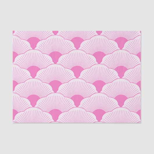 Zonsondergang, tonale roze, betonnen textuur tissuepapier (Voorkant)