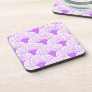 Zonsondergang, tonale violette, concrete textuur bier onderzetter