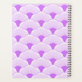 Zonsondergang, tonale violette, concrete textuur planner (Achterkant)