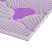 Zonsondergang, tonale violette, concrete textuur snijplank (Hoek)