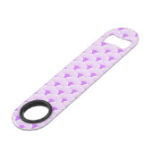 Zonsondergang, tonale violette, concrete textuur speed flessenopener (Achterkant Gekanteld)