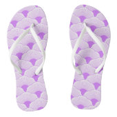 Zonsondergang, tonale violette, concrete textuur teenslippers (Voetbed)