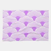 Zonsondergang, tonale violette, concrete textuur theedoek (Horizontaal)