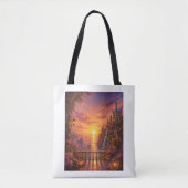 Zonsondergang Tote Bag (Voorkant)