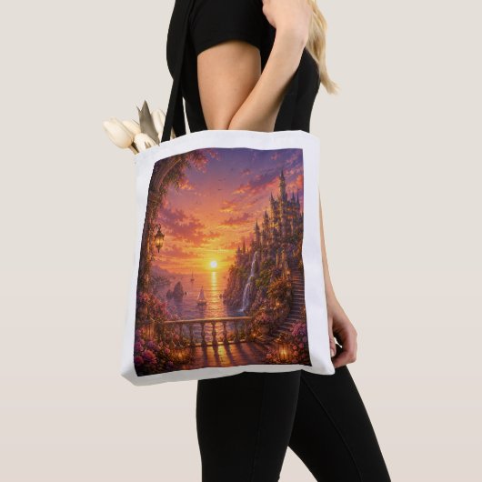 Zonsondergang Tote Bag (Dichtbij)