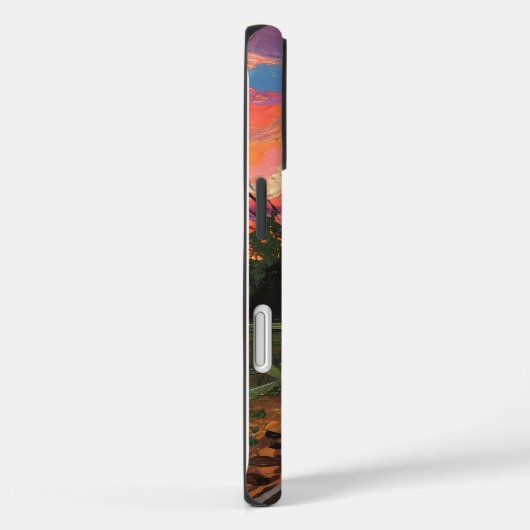 zonsondergang-treinspoor Case-Mate iPhone case (Achterkant / Rechts)
