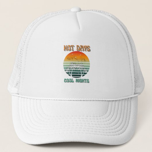  zonsondergang Trucker Hat Pet (Voorkant)