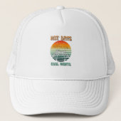 zonsondergang Trucker Hat Trucker Pet (Voorkant)