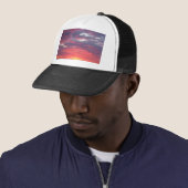 zonsondergang trucker pet (In situ)