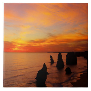 Zonsondergang, Twelve Apostles, Port Campbell Nati Tegeltje