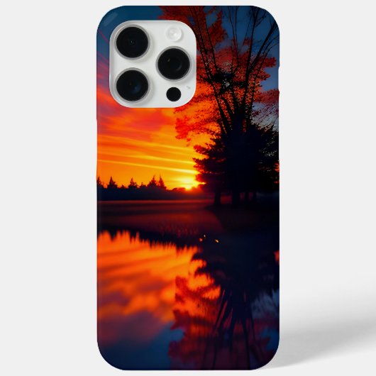 Zonsondergang Uitzicht twee Case-Mate iPhone Case (Achterkant)