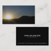 zonsondergang : utah visitekaartje (Voorkant / Achterkant)