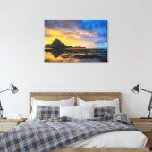 Zonsondergang van de Baai van El Nido Canvas Afdruk (Insitu (Slaapkamer))