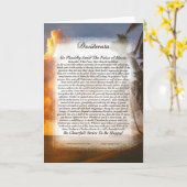 Zonsondergang van de Kaart van het Gedicht van (Gele Bloem)