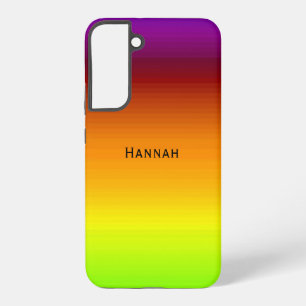 Zonsondergang van de Meadow Color Blend Naam toevo Samsung Galaxy Hoesje