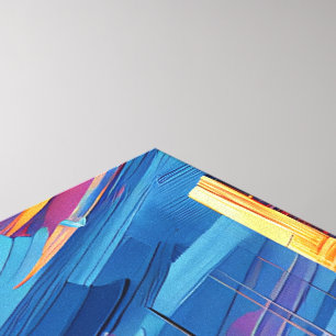 ZONSONDERGANG VAN DE STAD CANVAS AFDRUK