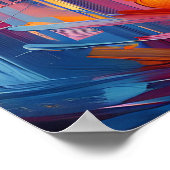 ZONSONDERGANG VAN DE STAD POSTER (Hoek)