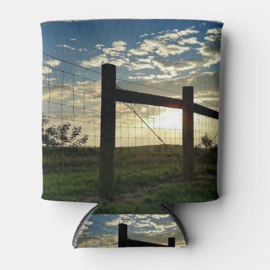 Zonsondergang van het land blikjeskoeler (Voorkant)