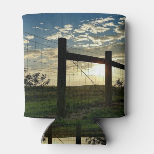 Zonsondergang van het land blikjeskoeler (Achterkant)