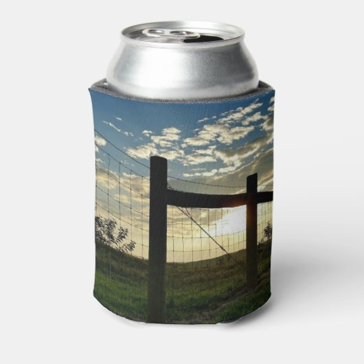 Zonsondergang van het land blikjeskoeler (Blikje Achterkant)