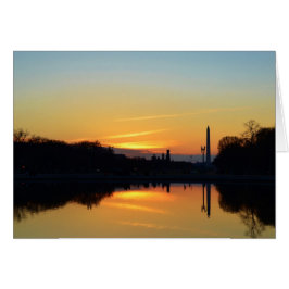 Zonsondergang vanaf Capitol Hill.