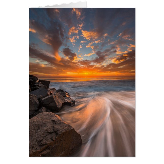 Zonsondergang vanaf Tamarach Beach (Voorkant)
