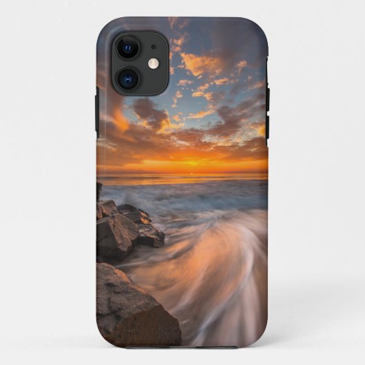 Zonsondergang vanaf Tamarach Beach Case-Mate iPhone Case (Achterkant)