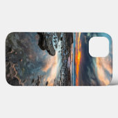 Zonsondergang vanuit de getijdenpoelen Case-Mate iPhone case (Achterkant (horizontaal))