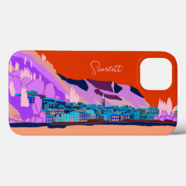 Zonsondergang Varenna Como Italië Illustratie Reiz Case-Mate iPhone Case